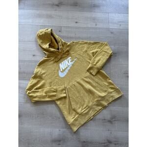 Nike Unisex L In Men’s Yellow Center Swoosh Hoodie